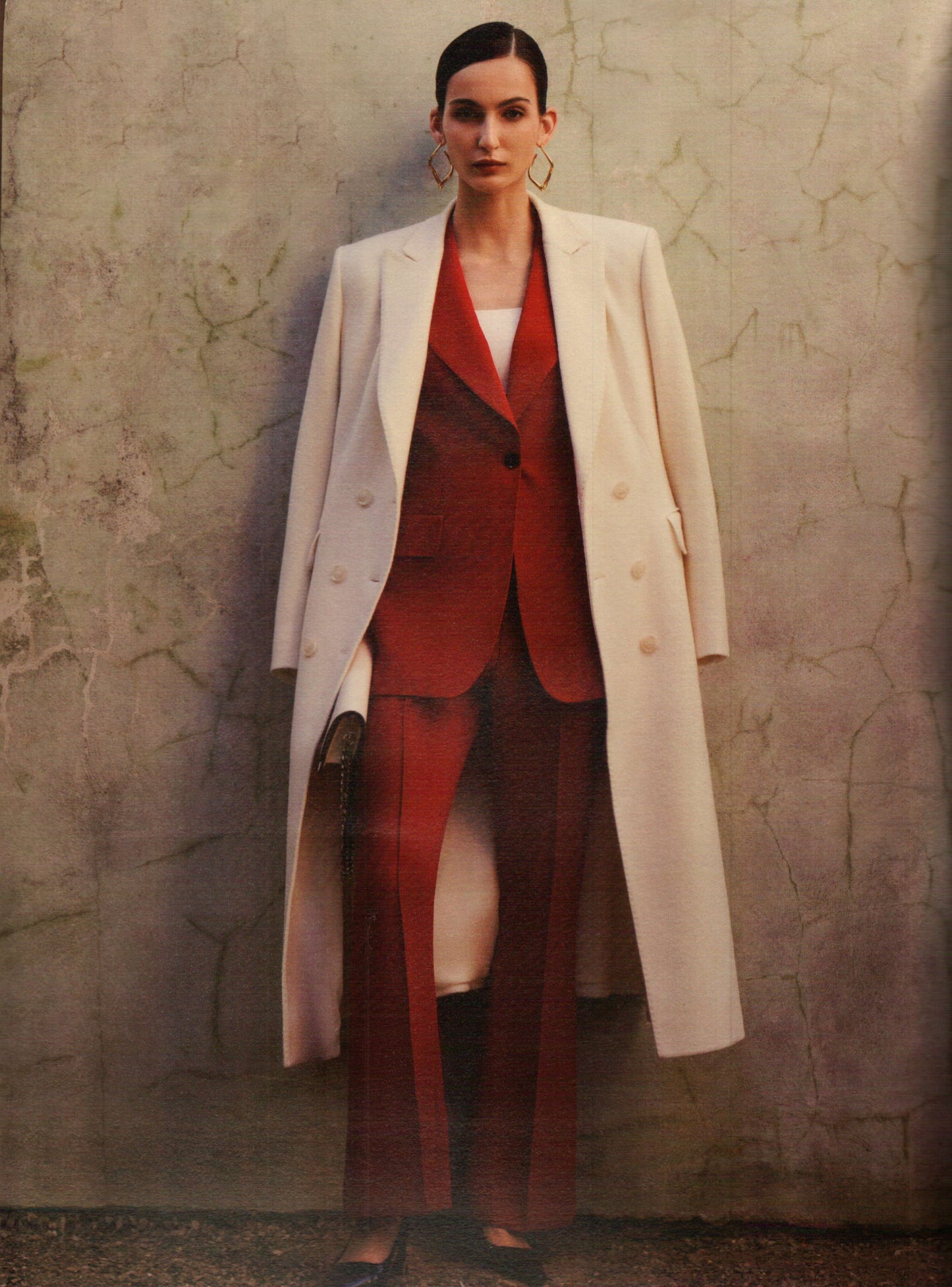Custom White Overcoat
