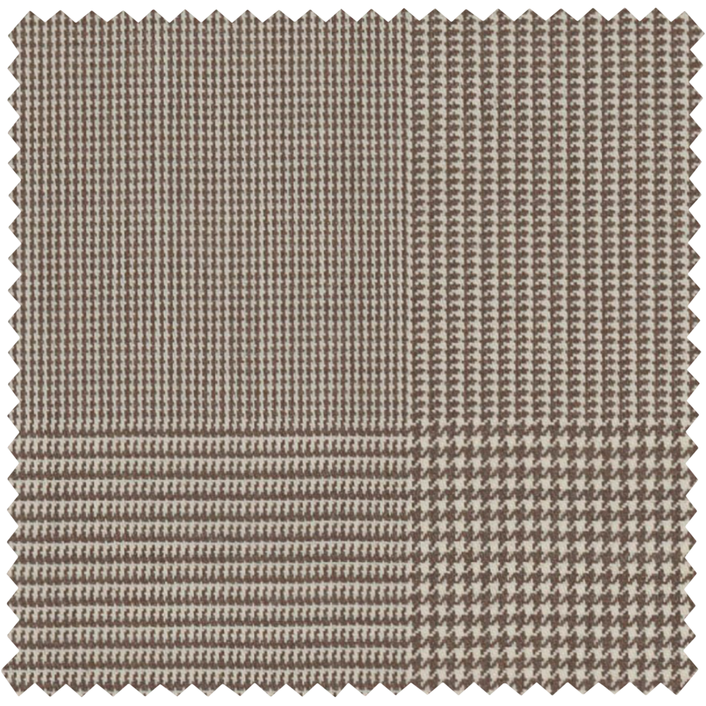 Classic Tan Glenplaid Suit