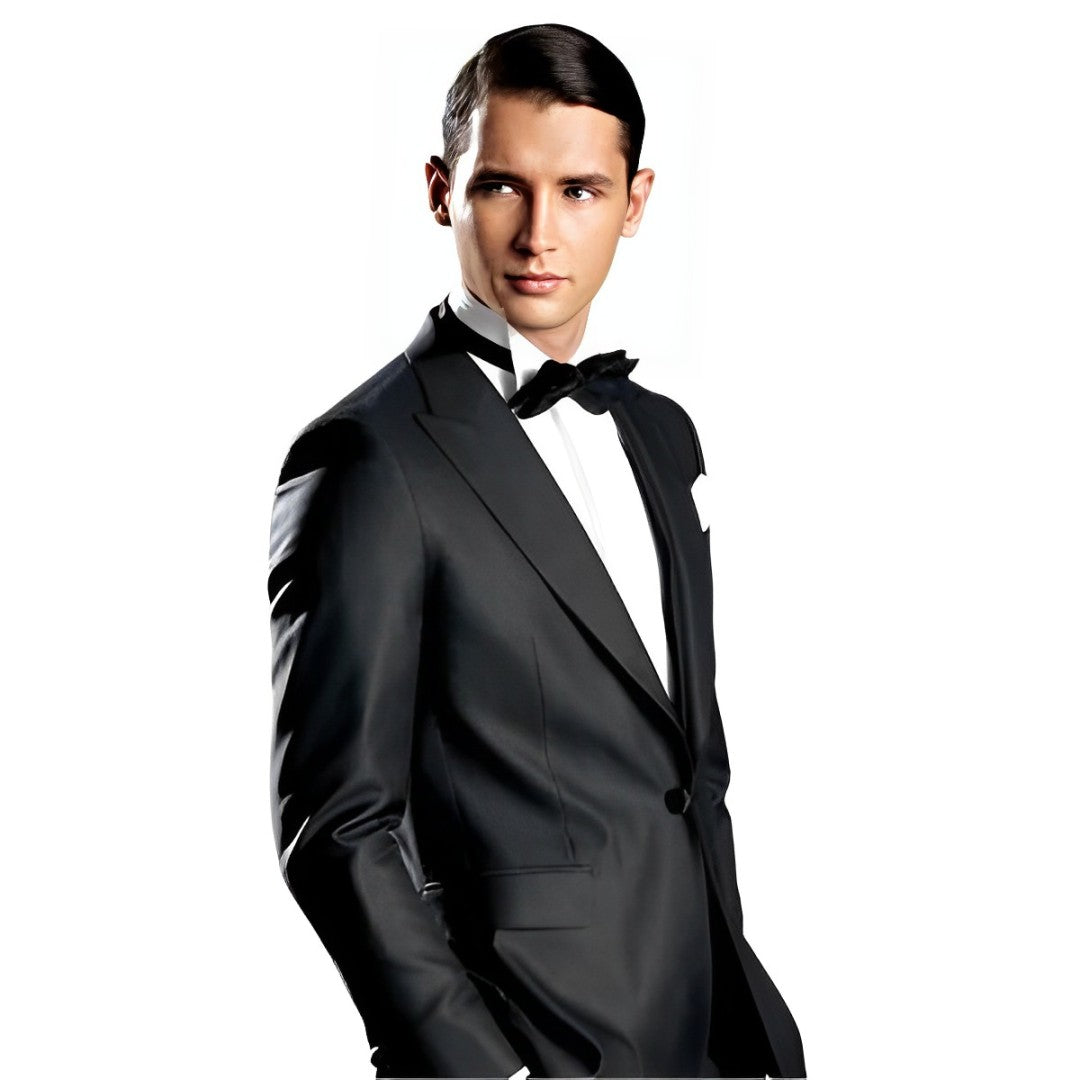 Classic Black Tux Suit Custom Men Classic Black Tux Suit Custom Men