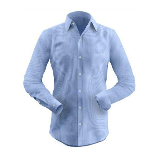 Blue Small Checks Shirt