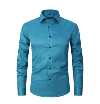 Custom Solid Cyan Shirt