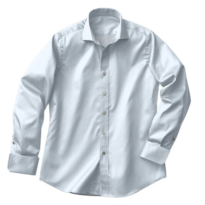 Classic Aqua Linen Shirt