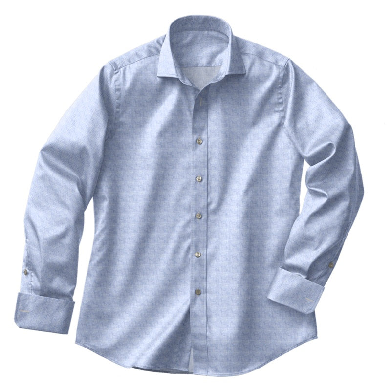 Classic Light Blue Linen Shirt