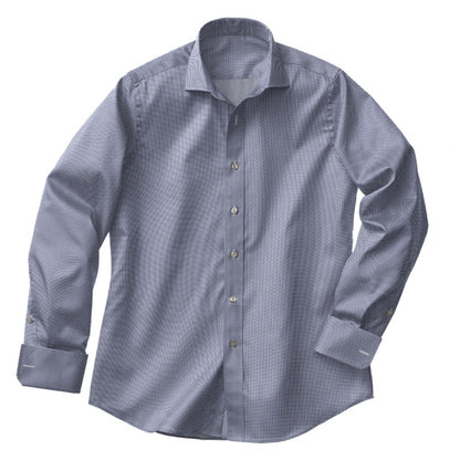 Envy Navy Graph Checks Shirt