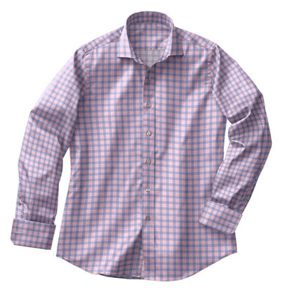 Envy Blue Pink Glen Plaid Shirt