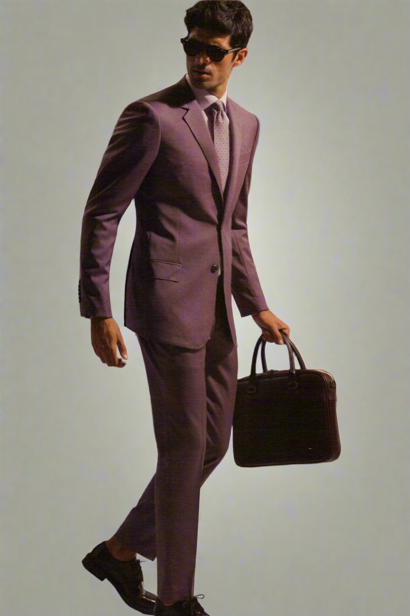 Classic Purple Solid Suit