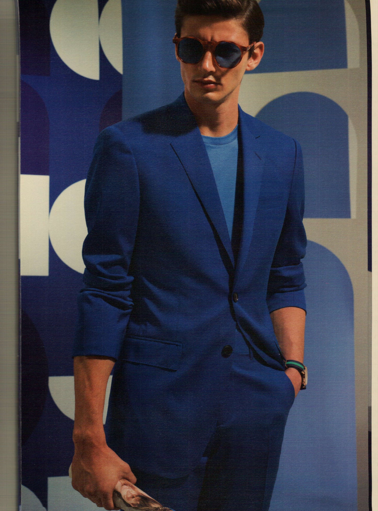 Royal Blue Solid Classic Suit