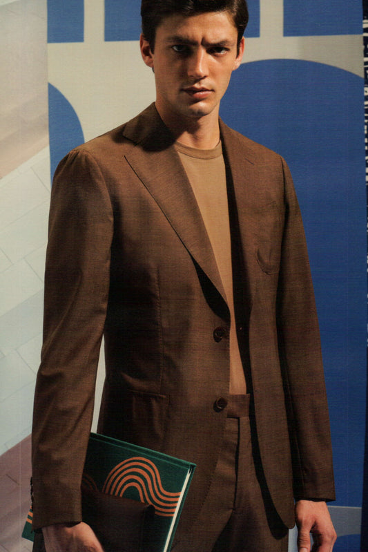 Classic Brown Solid Suit