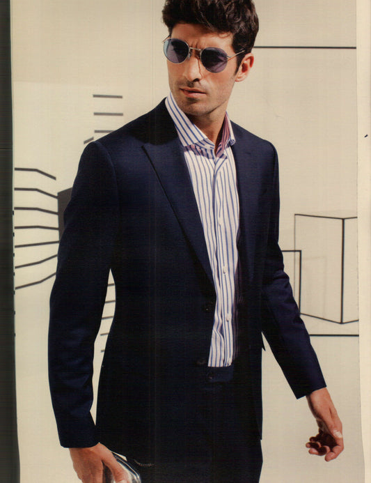 Classic Royal Blue Solid Suit