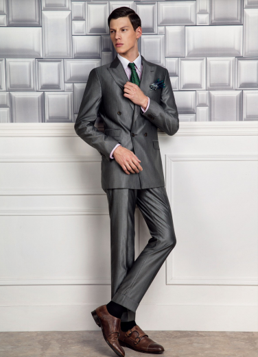 Classic Grey Solid Suit