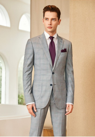 Grey Window Pane suit