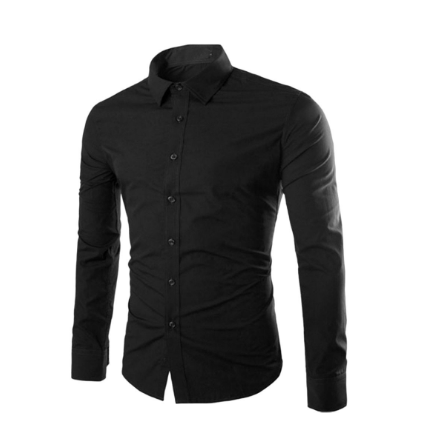 Custom Solid Black Shirt