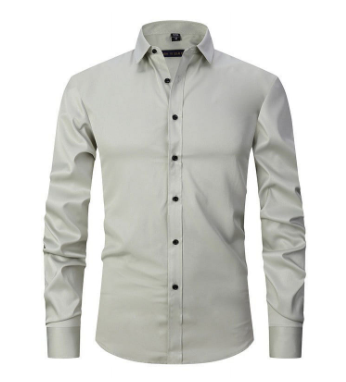 Custom Solid Khaki Shirt