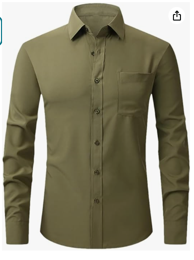 Custom Solid Olive Shirt