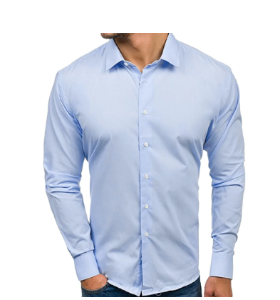 Classic Solid Blue Shirt