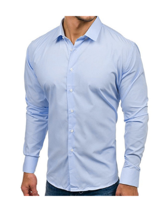 Classic Solid Blue Shirt